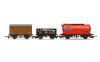 Hornby - R60048 - Tripple Wagon Pack, Mixed Wagons with Box Van - Era 3