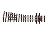 Peco - SL-E495 - Main Line Right Hand Electrofrog Turnout Code 80 Rail