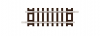 Peco - ST1270 - TT:120 C55 Setrack Short Straight (4)