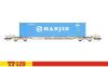 Hornby - TT6027 - TOUAX, Sffgmss IFA Wagon with 45' Container 'HANJIN' - Era 11