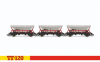 Hornby - TT6036 - EWS HFA Hopper Wagon with Canopy Triple Pack