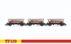 Hornby - TT6037 - Railfreight HAA Hopper Wagon Triple Pack