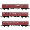 EFE Rail - E86014 - LSWR Cross Country 3-Coach Pack BR Crimson