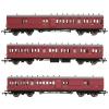 EFE Rail - E86014 - LSWR Cross Country 3-Coach Pack BR Crimson