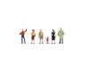 Gaugemaster - GM3910101 - Pedestrians (6) Hobby Figure Set