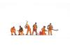 Gaugemaster - GM3910154 - Railway Track Workers (6) Figure Set