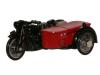 Oxford Diecast - 76BSA003 - BSA Motorcycle and Sidecar Royal Mail