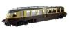 Dapol - 4D-011-004 - GWR Streamlined Railcar 8 Choc Cream Twin Cities