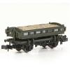 EFE Rail - E87537 - 14T 'Mermaid' Side Tipping Ballast Wagon BR Departmental Olive Green