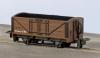 Peco - GR-201U - 4 Wheel Open Wagon unlettered brown livery