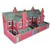 Metcalfe - P0276 - Low Relief Terraced House Backs Red Brick