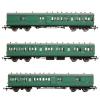 EFE Rail - E86015 - LSWR Cross Country 3-Coach Pack BR (SR) Green
